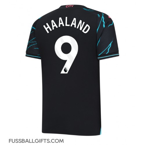 Manchester City Erling Haaland #9 Fußballbekleidung 3rd trikot 2023-24 Kurzarm